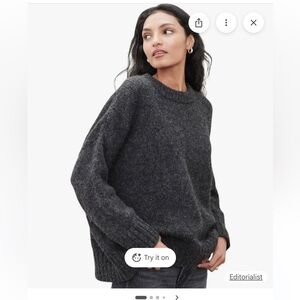 Jenni Kayne Dark Gray Knit Sweater